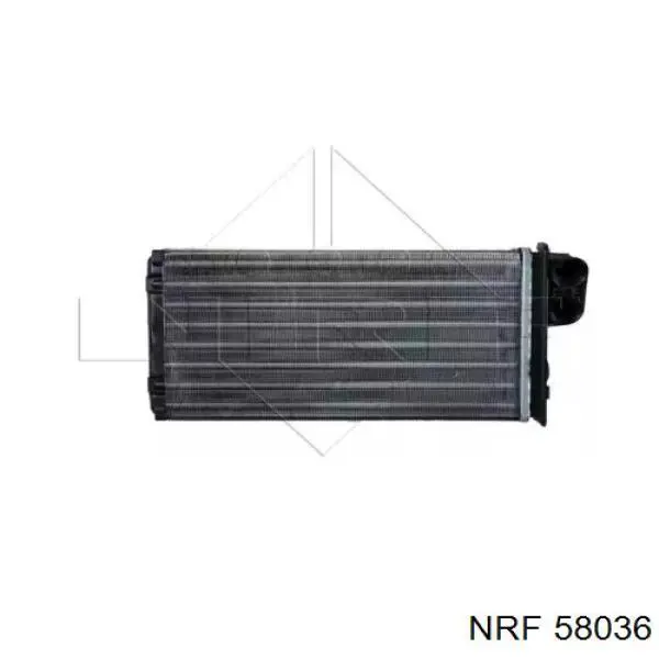 Радиатор печки (отопителя) NRF 58036 цена, от 24.90 USD