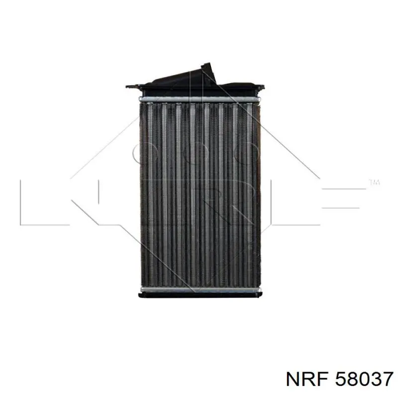 Radiador de calefacción 58037 NRF
