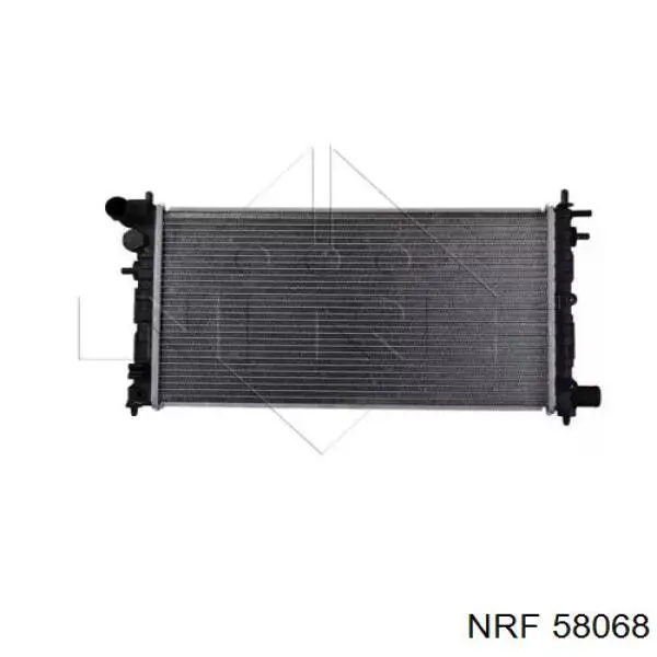 Radiador refrigeración del motor 58068 NRF