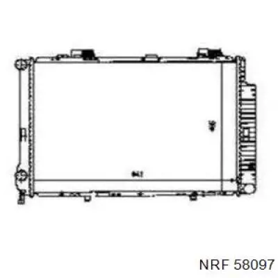 58097 NRF радиатор