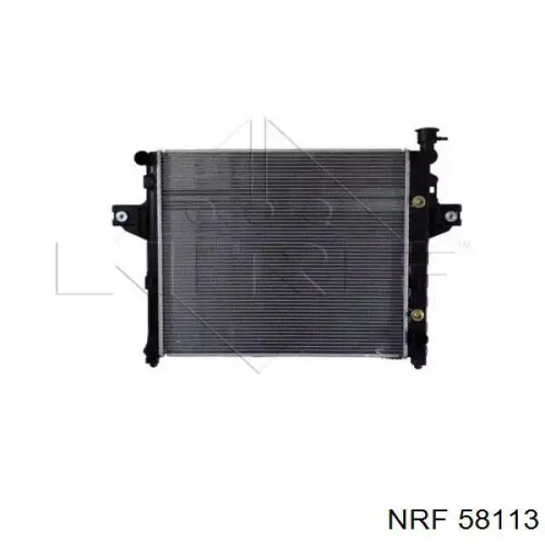 Radiador refrigeración del motor 58113 NRF