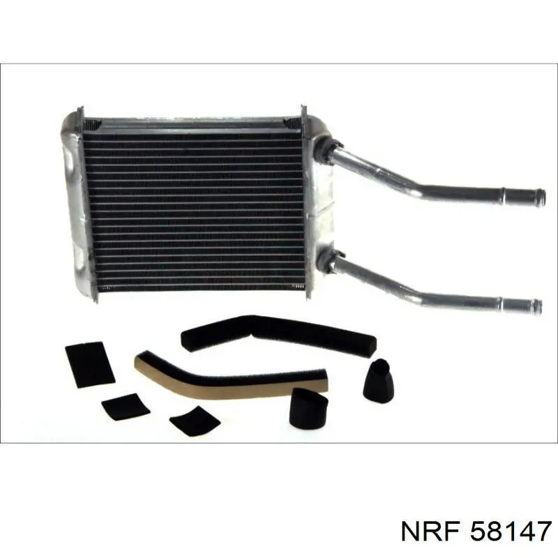 Радиатор печки (отопителя) NRF 58147 цена, от 31.20 USD