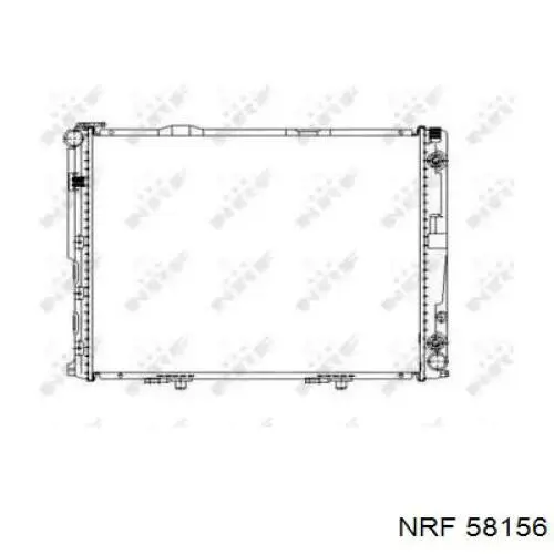 58156 NRF радиатор