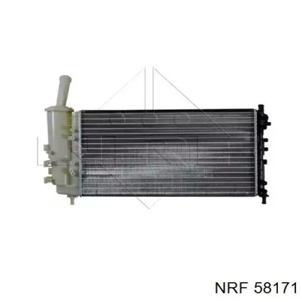 Radiador refrigeración del motor 58171 NRF