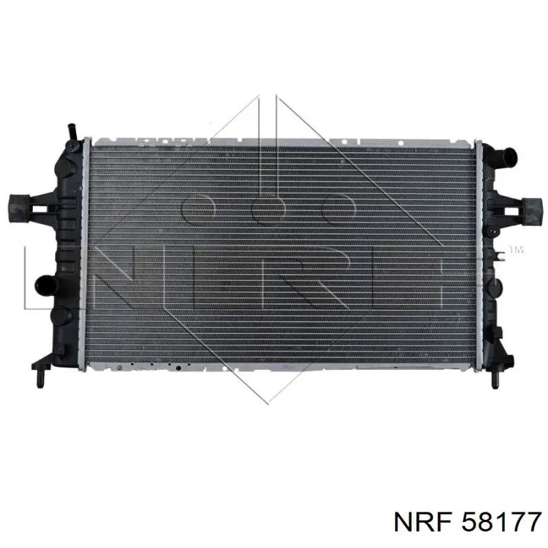 Radiador refrigeración del motor 58177 NRF