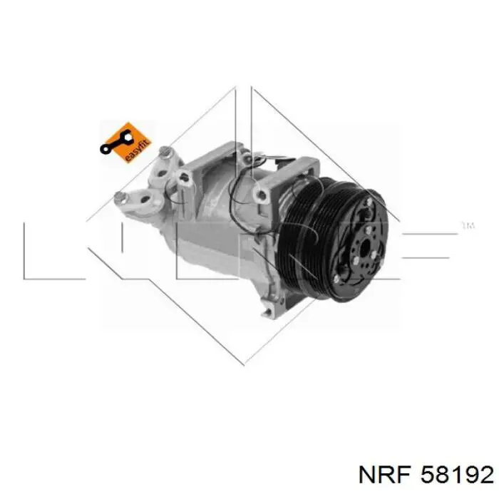 Купить 58192 NRF Радиатор водяной