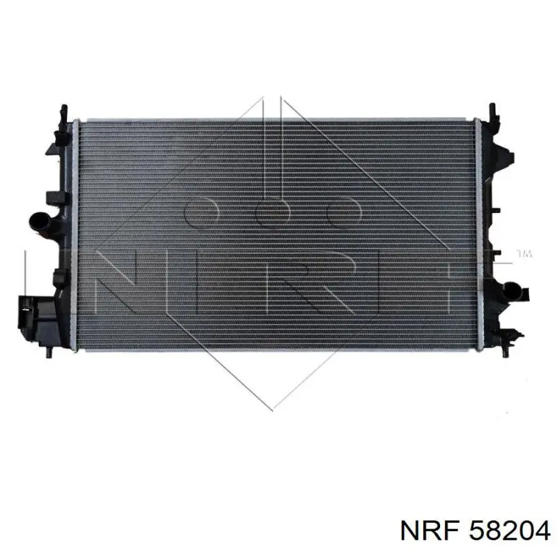 58204 NRF радиатор