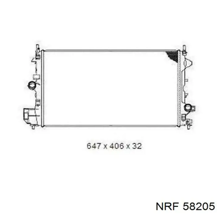 Купить 1552815 Kraft Радиатор водяной