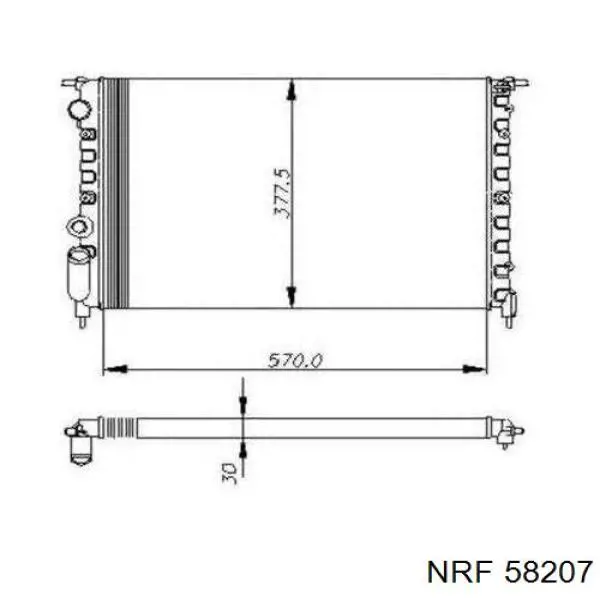 Купить 7701047887 Renault (RVI) Радиатор водяной