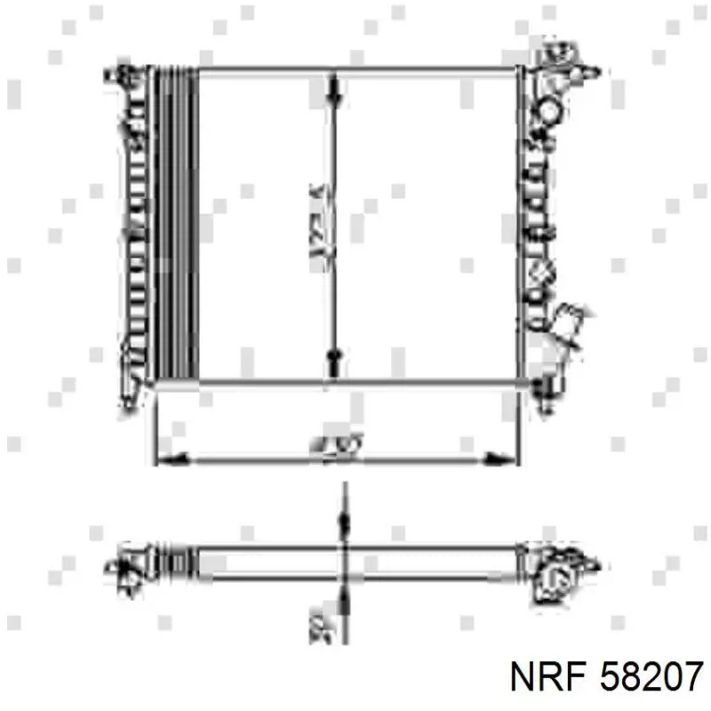 Радиатор охлаждения двигателя Renault (RVI) 7701047887 цена, от 48.81 USD