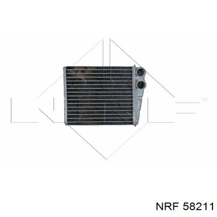 Radiador de calefacción 58211 NRF