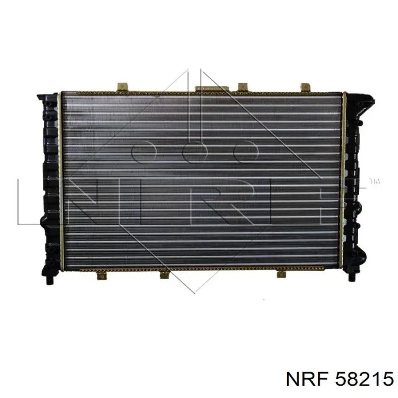 Radiador refrigeración del motor 58215 NRF