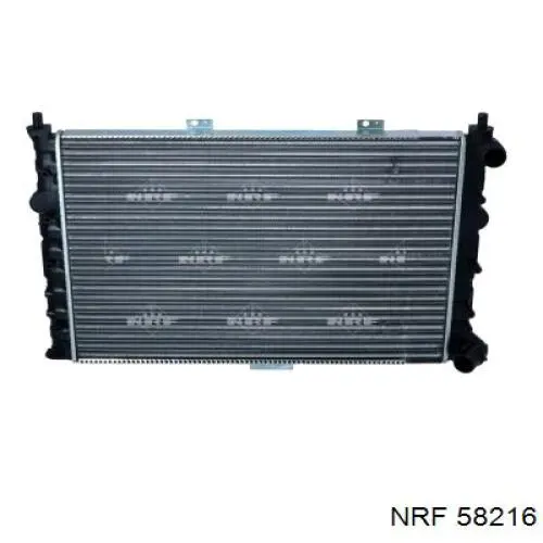 Radiador refrigeración del motor 58216 NRF