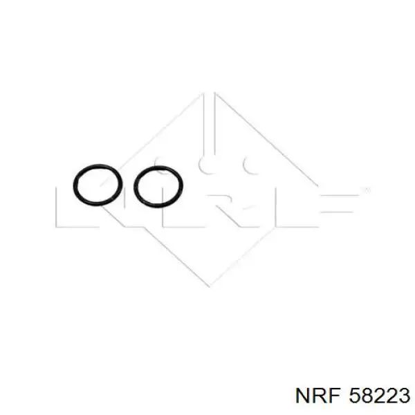 Radiador de calefacción 58223 NRF