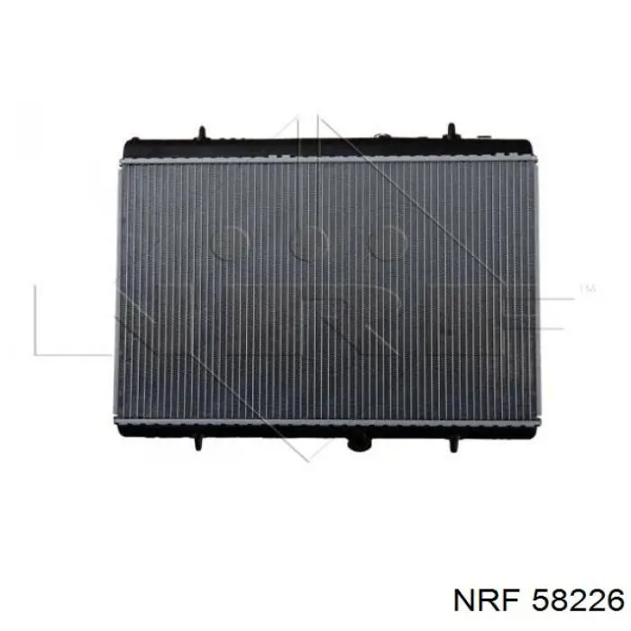 Radiador refrigeración del motor 58226 NRF