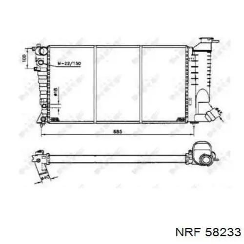 Радиатор CR498000S Mahle Original