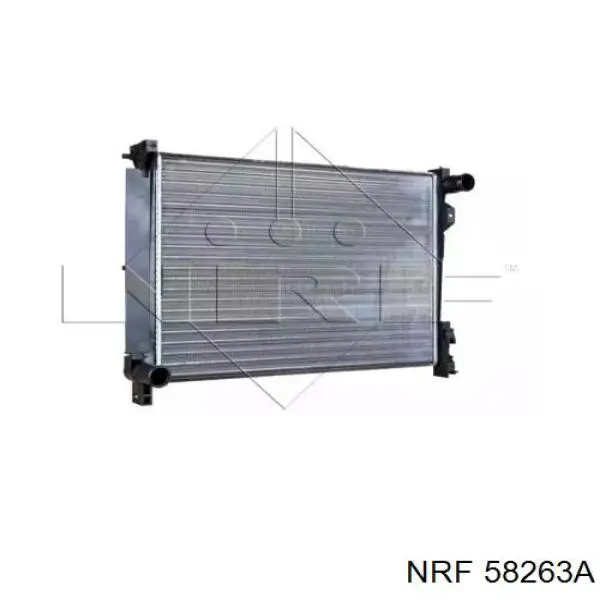 Радиатор охлаждения двигателя NRF 58263A цена, от 97.15 USD