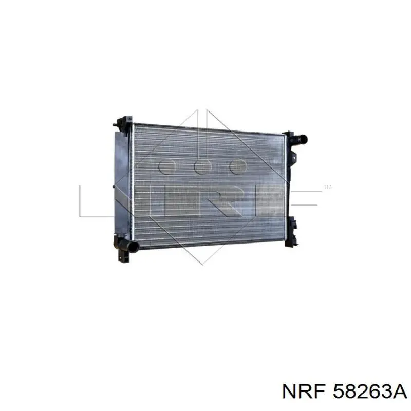 58263A NRF radiador de esfriamento de motor