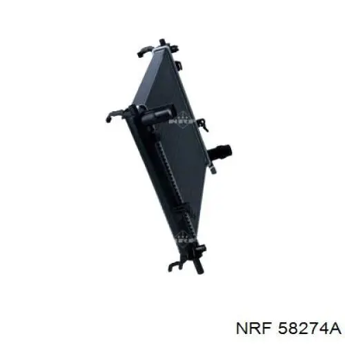 Radiador refrigeración del motor 58274A NRF
