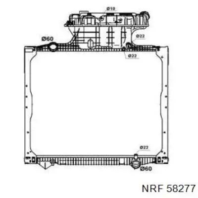 58277 NRF радиатор