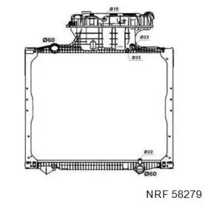 Радиатор 58279 NRF