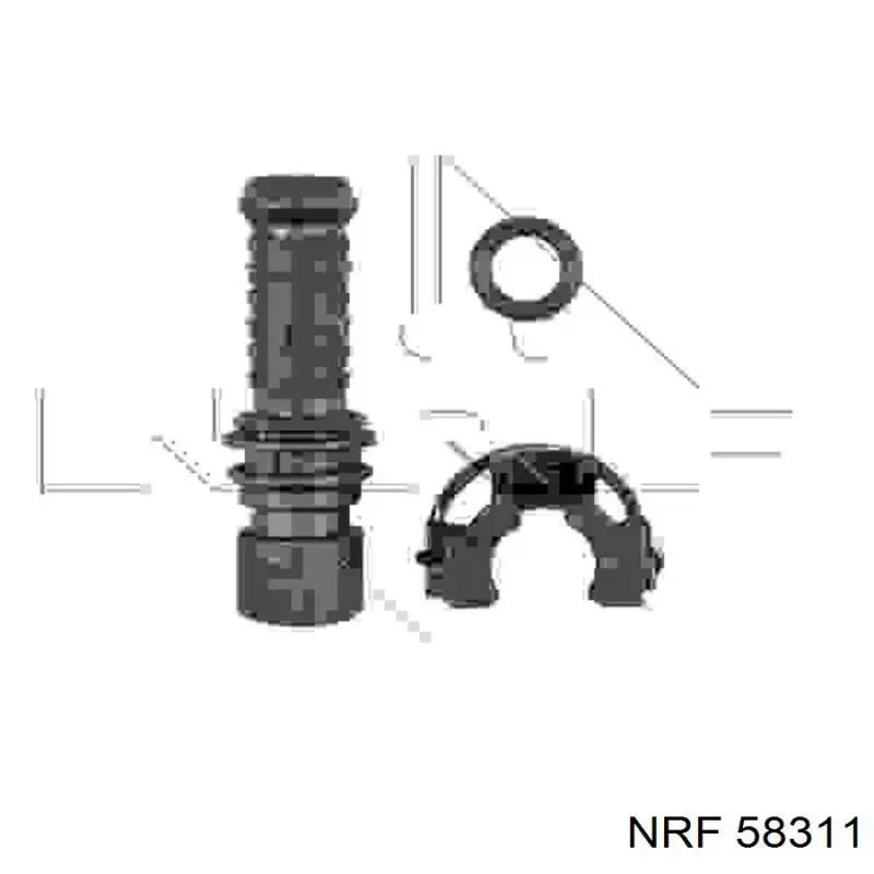 58311 NRF Радиатор основной