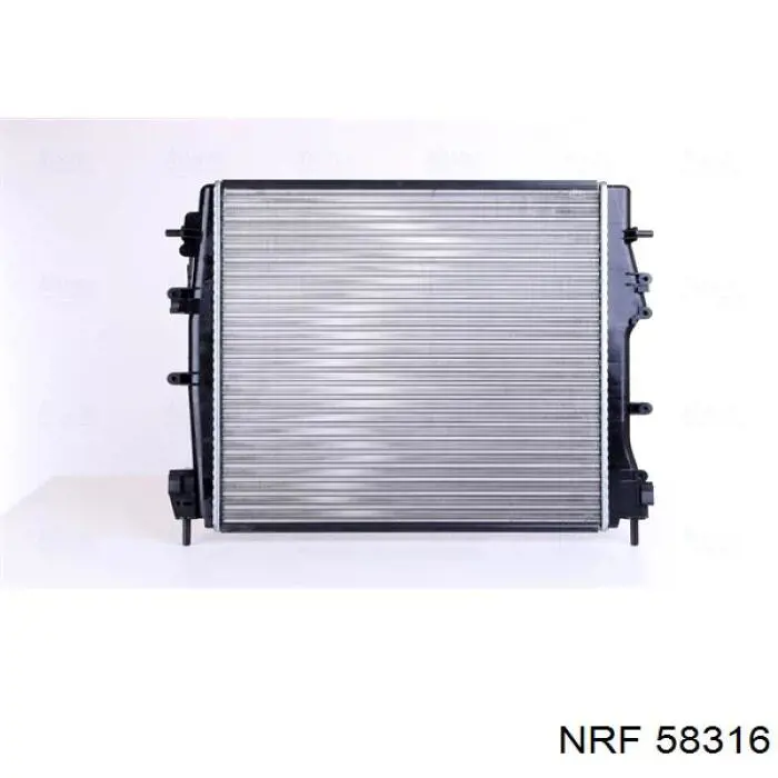 Радиатор охлаждения Renault (RVI) 8200072712