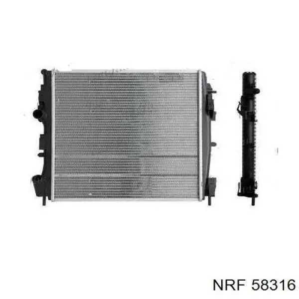Радиатор охлаждения Renault (RVI) 8660003481