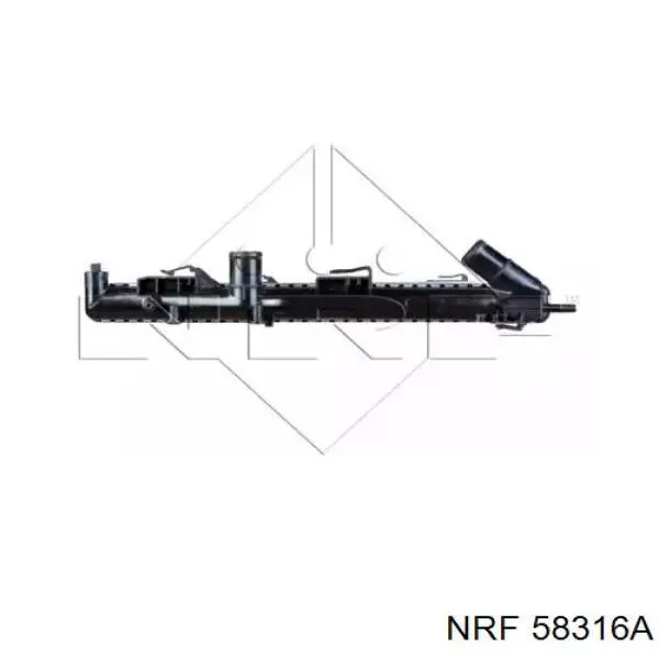 Купить 58316A NRF Радиатор водяной