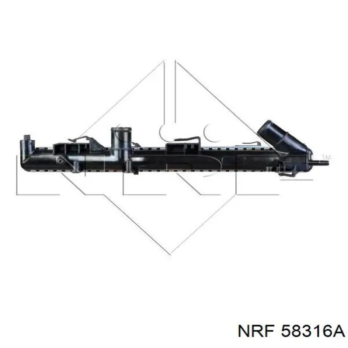 58316A NRF Радиатор основной