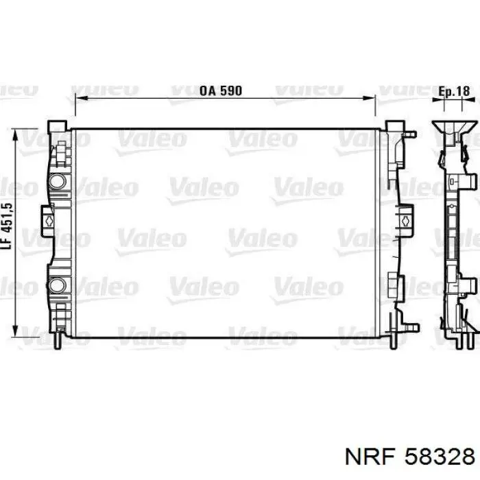 Радиатор BM1606 Magneti Marelli
