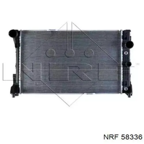 Radiador refrigeración del motor 58336 NRF