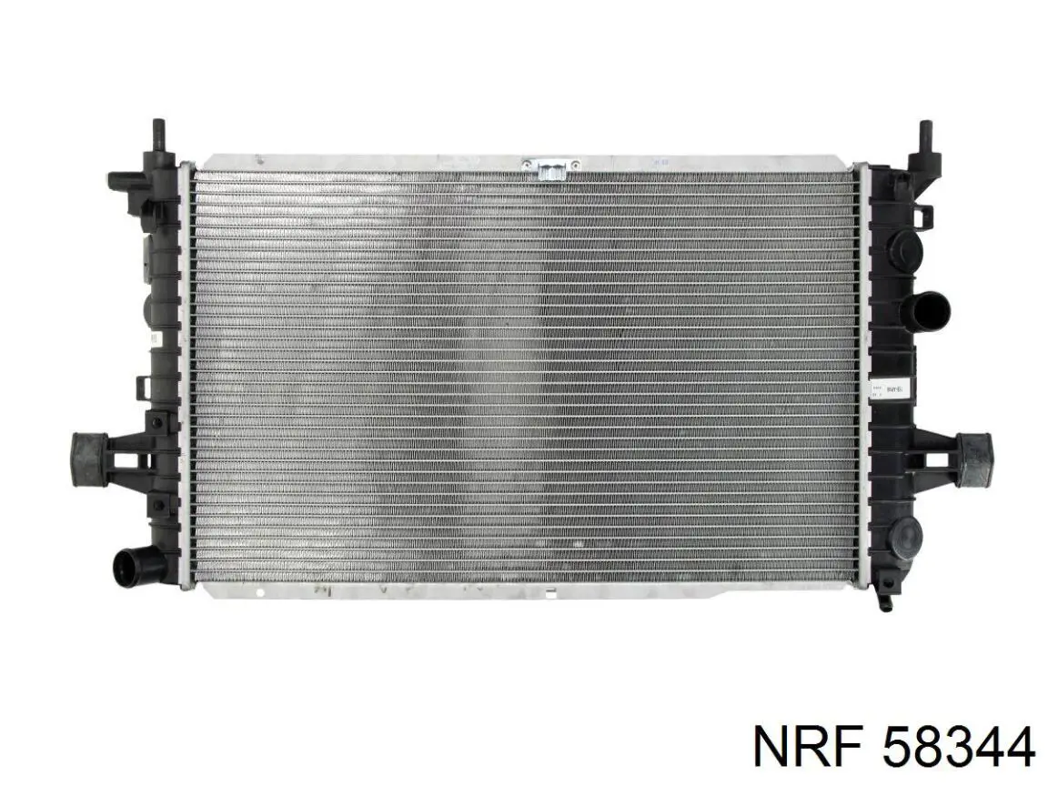 Radiador refrigeración del motor 58344 NRF