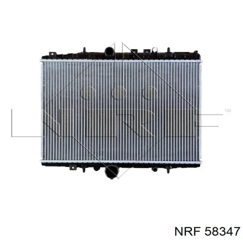 58347 NRF радиатор