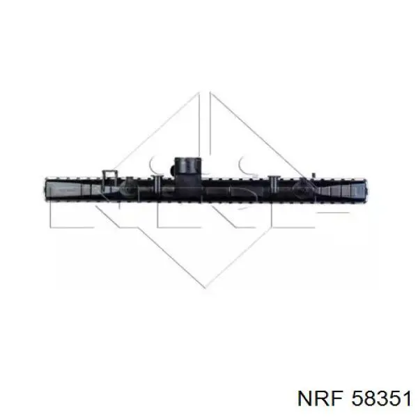 Radiador refrigeración del motor 58351 NRF