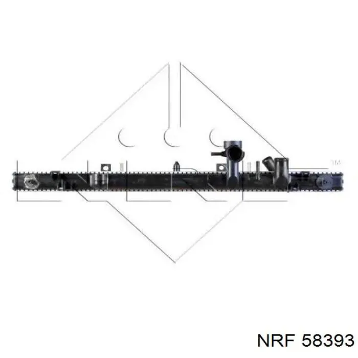 Купить 58393 NRF Радиатор водяной