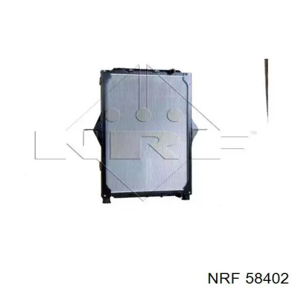 Radiador refrigeración del motor 58402 NRF