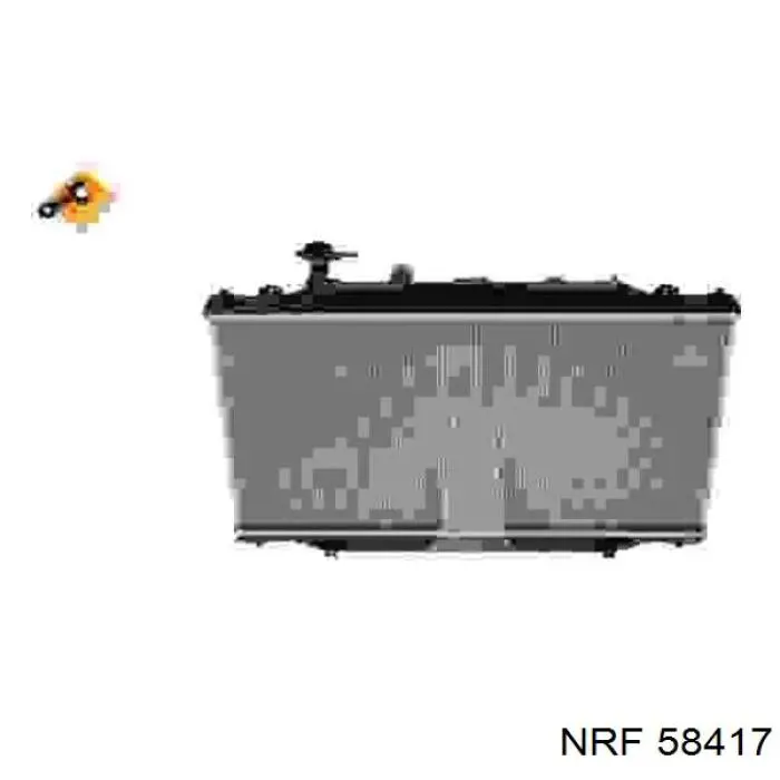 Радиатор охлаждения двигателя NRF 58417 цена, от 162.19 USD