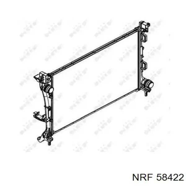 58422A NRF радиатор охлаждения двигателя
