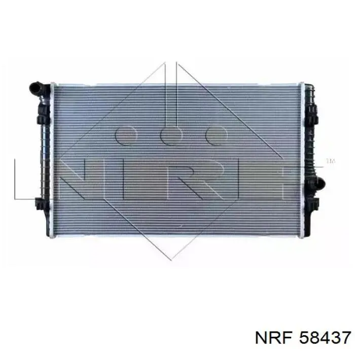 Radiador refrigeración del motor 58437 NRF