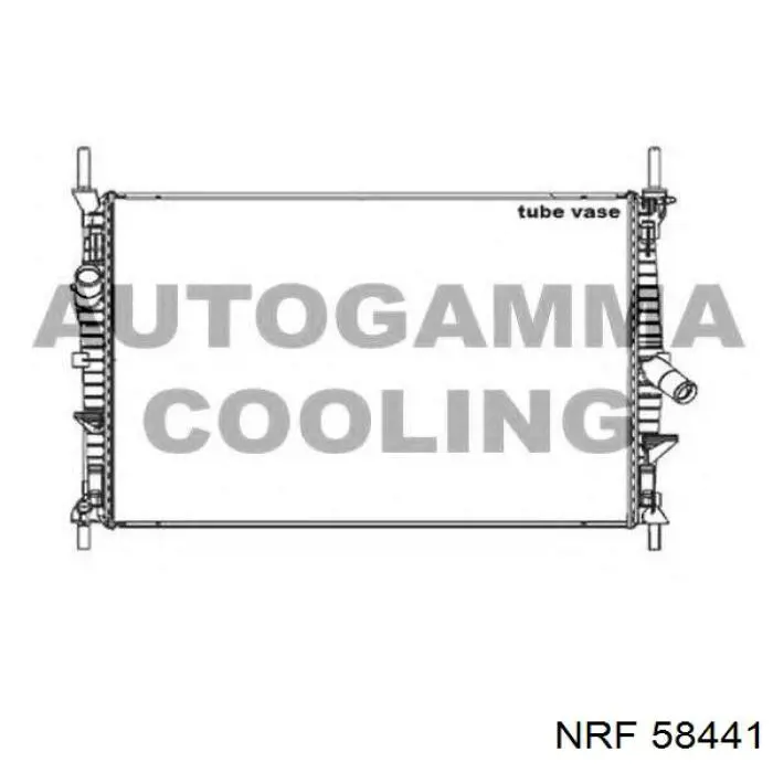 Радиатор 58441 NRF