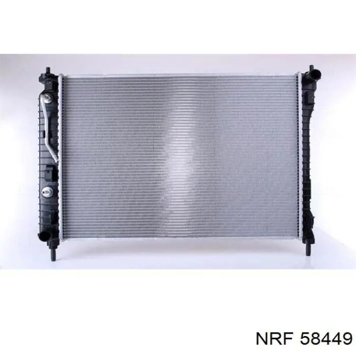 Радиатор охлаждения двигателя NRF 58449 цена, от 154.25 USD