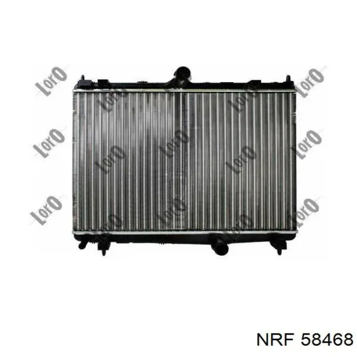 Radiador refrigeración del motor 58468 NRF