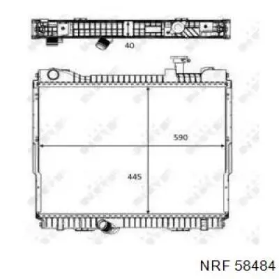 Радиатор DRM23119 Denso