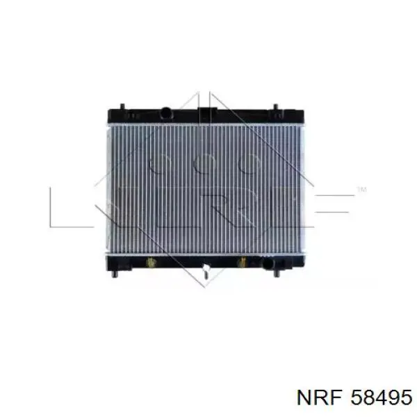 Radiador refrigeración del motor 58495 NRF