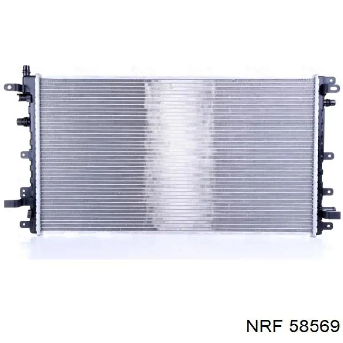 Радиатор охлаждения двигателя AVA OL2653 цена, от 122.49 USD