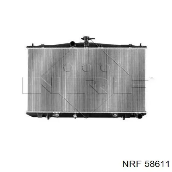 Radiador refrigeración del motor 58611 NRF