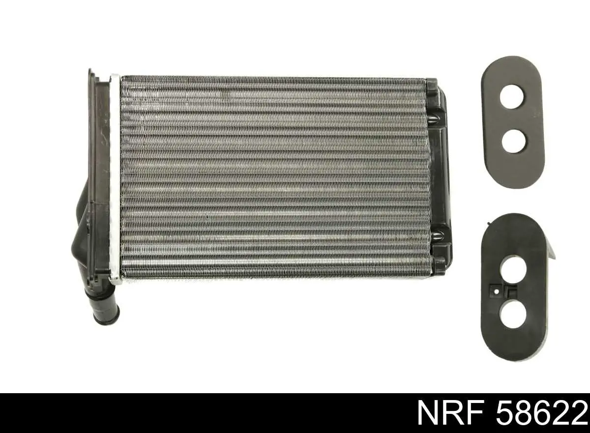 Радиатор печки (отопителя) NRF 58622 цена, от 13.64 USD