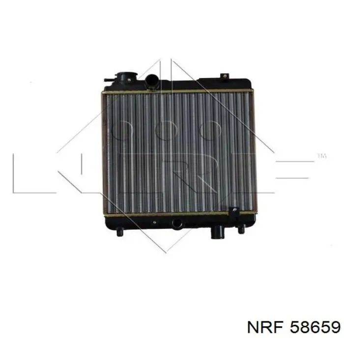 58659 NRF радиатор