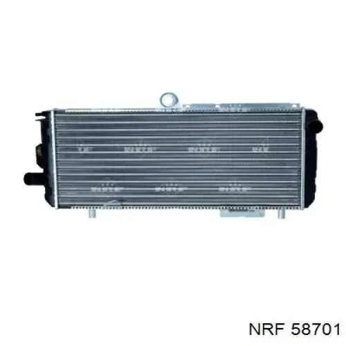 Radiador refrigeración del motor 58701 NRF